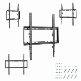 Gembird WM-55F-04 Soporte Fijo TV para pantallas 32-55 pulgadas, VESA 200x200-400x400, máx. 35kg, Negro Precio: 7.79000057. SKU: B1DFALFFRW