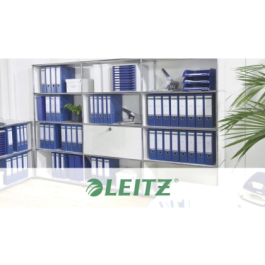 Leitz Archivador de Palanca 180º DIN A4 Maxi Polipropileno Lomo 80 mm Azul