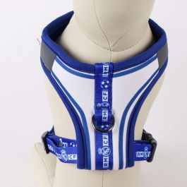 Cerdá Arnés para Perros con Diseño Real Madrid, Talla M-L y Color Azul