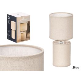 Giftdecor Lámpara Sobremesa Tela Beige Cerámica 13 x 29 x 13 cm (Set de 12) Precio: 62.68999957. SKU: B14A95WZZ2