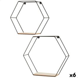 Perchero Max Home Hierro Madera MDF (6 Unidades) Precio: 41.59000021. SKU: B17MCKX66Z