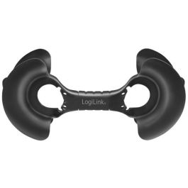 LogiLink KAB0068 Enrollacables, para 2-20m de Cable, Montaje en Pared, Negro