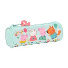 Estuche Escolar Cilíndrico Peppa Pig Cosy corner Azul claro (20 x 7 x 7 cm) Estuche Escolar Cilíndrico Peppa Pig Cosy corner Azul claro (20 x 7 x 7 cm)
