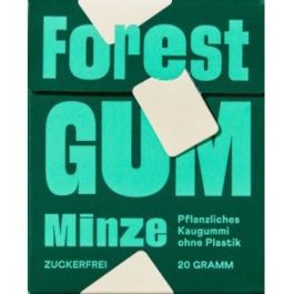 FOREST GUM Chicle de Menta 20Gr. Vegano Precio: 2.9900002. SKU: B1AGT5WAQT