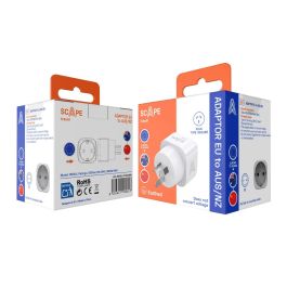 Scape Travel Enchufe Schuko a Australia/China