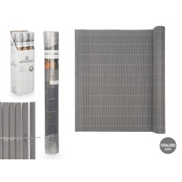 Rollo Cañizo Valla Gris PVC Ibergarden 6x10x10 cm (6 Unidades)
