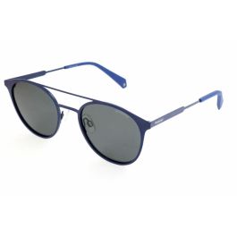 Polaroid 2052/S Gafas de Sol Unisex - Diseño Redondo, Montura Acero Inoxidable, 150 mm Polaroid 2052/S Gafas de Sol Unisex - Diseño Redondo, Montura Acero Inoxidable, 150 mm