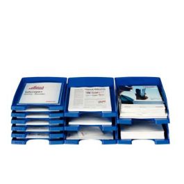 Set de Bandejas organizadoras Leitz Plus Jumbo Azul (4 Unidades)