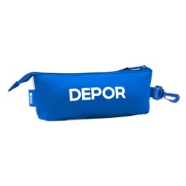Safta Portatodo Triangular Deportivo La Cor 20x8,5x5 cm Blanco y Azul Polyester 600D