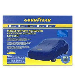 Good Year Funda Cubre Coche Talla L GOD7015 Exterior Interior Impermeable Protección UV Azul