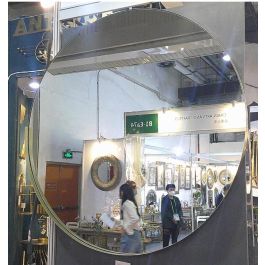 DKD Home Decor Espejo Dorado 5 x 121 x 121 cm Hierro y Espejo