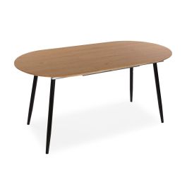 Mesa Extensible Doinyo Negra Versa 80x75 cm, Madera MDF Mesa Extensible Doinyo Negra Versa 80x75 cm, Madera MDF