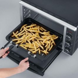 Mini horno calor severin to2058 girando 42 L, piedra de pizza y giros, horno posable 1,800 W, temporizador de 120 minutos, negro/acero inoxidable Mini horno calor severin to2058 girando 42 L, piedra de pizza y giros, horno posable 1,800 W, temporizador de 120 minutos, negro/acero inoxidable