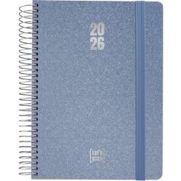 Agenda Anual (2026) Grafoplas Metallic Espiral Tapa Extradura Con Goma A5 210X150 D/P Azul Precio: 16.50000044. SKU: B1CXWXDRT8