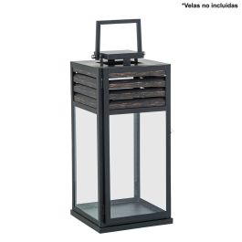 Farol Alexandra House Living Negro Acero Precio: 66.50000038. SKU: B1KJ2NR6LA