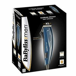 Babyliss Cortapelos E695E Azul con Cuchillas XL de Acero Inoxidable y 8 Guías de Corte de 3-25 mm