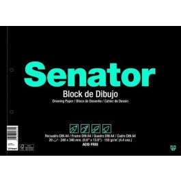 Bloc De Dibujo Senator Con Espiral Liso Fº Prolongado 150G 20H 16 unidades Precio: 85.69000024. SKU: B16V2Z4FMX