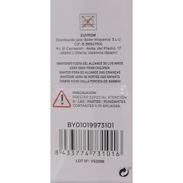 Cuyfor Rasqueta Vitrocerámica con Cuchilla 22 cm (Ancho 7,1 cm, Alto 1,7 cm)