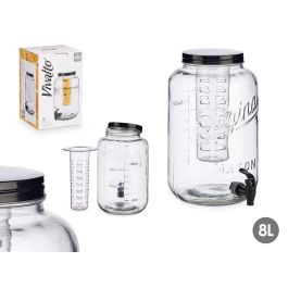 Jarra con enfriador 8000 ml negro Vivalto - 20.7x32x20.7 cm (6 Unidades)