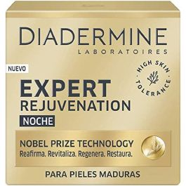 Diadermine Expert Rejuvenecedor Crema Facial de Noche Piel Madura Antiedad Antiarrugas Más de 50 años 50 ml