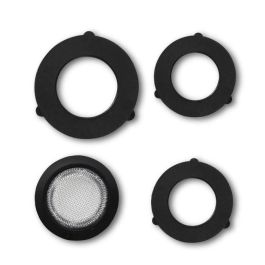 Karcher Kit completo de juntas planas, 3 unidades (2 G3/4, 1 G1) con prefiltro para grifo G3/4, compatible con sistemas de clic Karcher Kit completo de juntas planas, 3 unidades (2 G3/4, 1 G1) con prefiltro para grifo G3/4, compatible con sistemas de clic