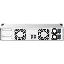 QNAP TS-1273AU-RP-8G Servidor NAS Bastidor 2U, AMD Ryzen Embedded V1500B, 8GB DDR4, HDD & SSD, Serial ATA II/III, 12 Bahías, RAID