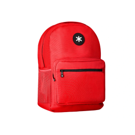 Antartik Mochila Escolar Roja 320x140x430 mm con Bolsillo Portátil 15.6" y Múltiples Bolsillos