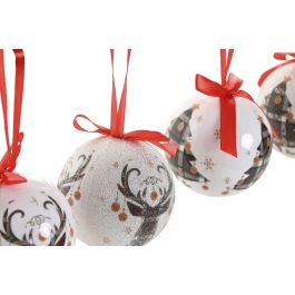 DKD Home Decor Adornos Colgantes Navidad Tradicionales Multicolor PVC - Set 14 piezas, 21x15.5x24 cm