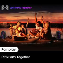 Altavoz Bluetooth Portátil Hisense PARTY ROCKET160 Negro