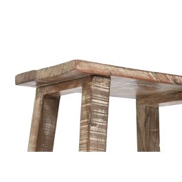 DKD Home Decor India recycled 1c25 Mesita Auxiliar Blanco Madera Reciclada 45 x 25 x 51 cm