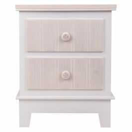 Mesita de Noche Alexandra House Living Blanco 30 x 50 x 40 cm