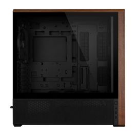 Lian Li Lancool Caja Torre Gaming ATX E-ATX con Vidrio Templado y Detalles de Madera, Compatible Back Connect, ARGB, USB-C