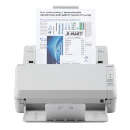 RICOH - FUJITSU Escaner SP-1130N, Escaner de Oficina LED USB 3.2 Gigabit Ethernet con ADF, Duplex, A4, 30 ppm/60 ipm.