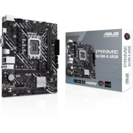 ASUS Placa Base PRIME H610M-K ARGB, Intel LGA 1700, DDR5, HDMI, VGA, PCIe 4.0, 4xSATA3, USB3.2, Micro-ATX 90MB1G90-M0EAY0 Precio: 96.49999986. SKU: B153469226