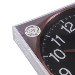 Reloj de Pared Versa Negro Metal Reloj de Pared Versa Negro Metal