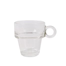 La Mediterranea Set 3 Tazas Cafe 90Ml Colección Tower Medidas 8.4x6x6 cm (24 Cajas)