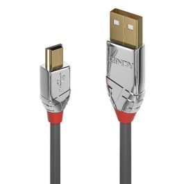Lindy 3m USB 2.0 Type A to Mini-B Cable, Cromo Line Lindy 3m USB 2.0 Type A to Mini-B Cable, Cromo Line