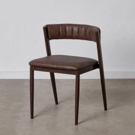 Silla Marrón Pu/Metal Salón 51 X 55 X 72 cm Precio: 125.9005. SKU: B174F87A6F