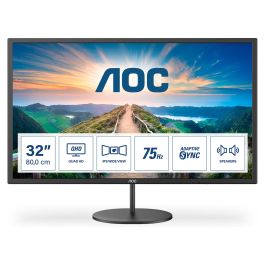 AOC Q32V4 Monitor 32 Pulgadas QHD 2560x1440 IPS 4ms Negro con Altavoces HDMI y DisplayPort VESA Precio: 232.88999954. SKU: S55014906