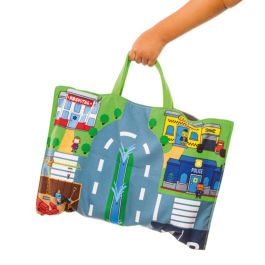 Molto Tapiz de Actividades Blandito para Bebés Temática City & Fun con 9 Vehículos de Tela – Se Transforma en Maleta (1+ años) Molto Tapiz de Actividades Blandito para Bebés Temática City & Fun con 9 Vehículos de Tela – Se Transforma en Maleta (1+ años)