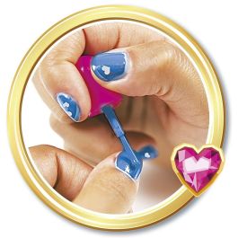Clementoni Estudio de Uñas Maletín Cool Nail Art con muchos accesorios para niñas a partir de 6 años 38,5x28,5x7,8 cm