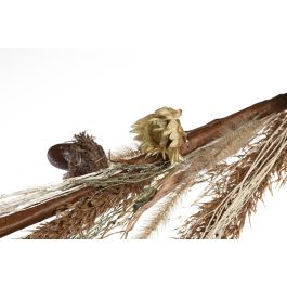DKD Home Decor Ramo de Navidad Alpina de Flor Seca Marrón 110 cm de Alto para Colgar - Pack de 6 Unidades