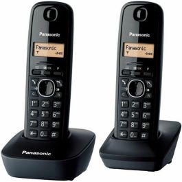 Panasonic KX-TG1612FRH Duo Teléfono inalámbrico contestador automático negro