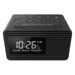 Panasonic RC-D8EG-K Radio Despertador DAB+ con Función de Repetición Negro