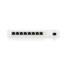 Ubiquiti UISP Router PoE Gigabit Fanless con 8 Puertos RJ45 10/100/1000 y 1 Puerto SFP, 110W para WISP MicroPoP
