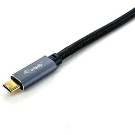 EQUIP Cable USB-C 3.2 Gen 2 a USB-C Macho/Macho 3 Metros 5A 4K/60Hz Negro