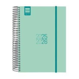 Finocam 633120126 Agenda Escolar 2025-2026 1 Día Página Turquesa A5 Espiral Metálica con Goma Elástica y Tapas Polipropileno. Precio: 19.49999942. SKU: B15A38K9PN