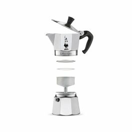 Cafetera Italiana Bialetti MOKA Plateado Metal