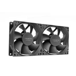 Tacens AF8X2 Ventilador Caja PC 80x80mm Silencioso 12dB con Fluxus Bearing, Pack 2 Unidades para Refrigeración Interna