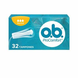 O.B. Tampones ProComfort Normal, Tecnología SilkTouch para fácil inserción, DynamicFit, protección para flujo moderado a intenso, 32 unidades. Precio: 3.5000004. SKU: S0593999